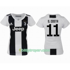 Billige Fotballdrakter Juventus D.COSTA 11 Dame Hjemmedraktsett 2018/19 Kortermet